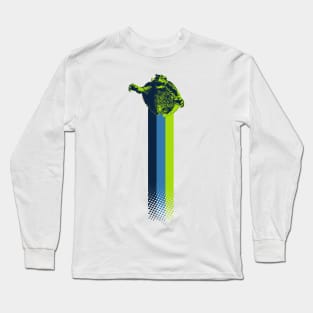 GAMERA - 3 stripes Long Sleeve T-Shirt